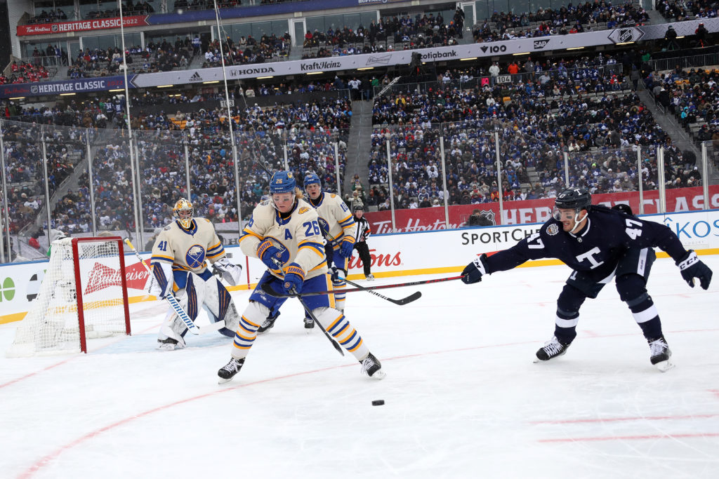 Buffalo Sabres and Toronto Maple Leafs to play in 2022 Tim Hortons NHL  Heritage Classic